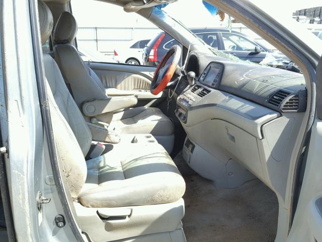 5FNRL38795B112662 - 2005 HONDA ODYSSEY EX BLUE photo 5