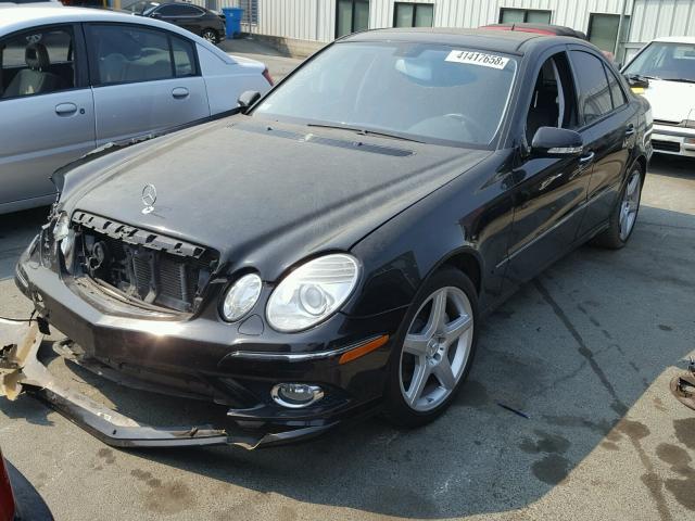 WDBUF72X18B199979 - 2008 MERCEDES-BENZ E 550 BLACK photo 2