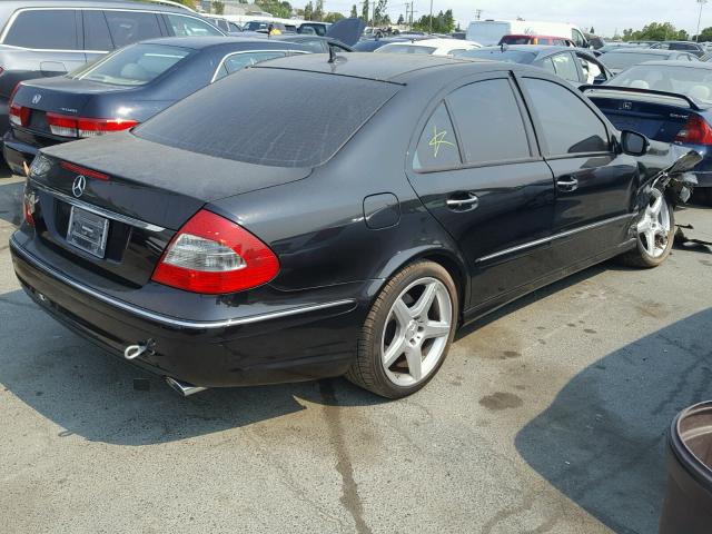 WDBUF72X18B199979 - 2008 MERCEDES-BENZ E 550 BLACK photo 4