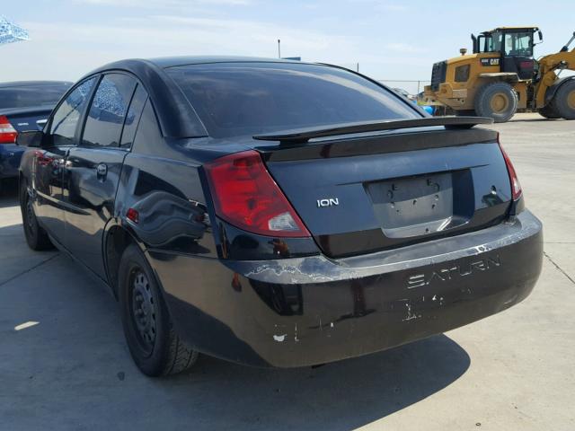 1G8AL52F04Z184975 - 2004 SATURN ION LEVEL BLACK photo 3