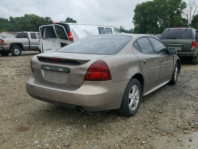 2G2WP552571167387 - 2007 PONTIAC GRAND PRIX BROWN photo 4