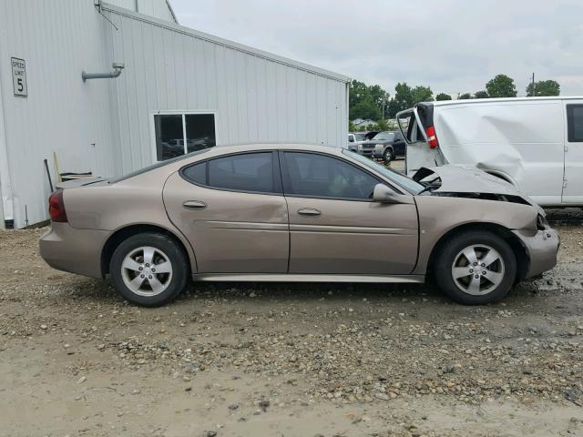 2G2WP552571167387 - 2007 PONTIAC GRAND PRIX BROWN photo 9