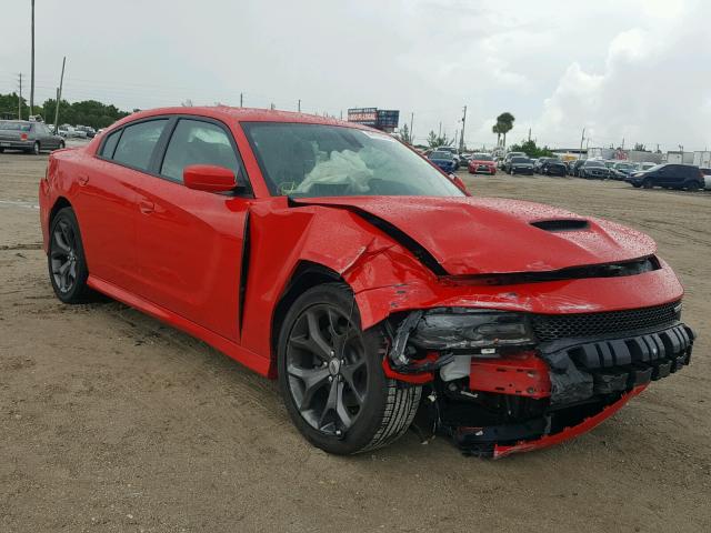 2C3CDXHGXJH236989 - 2018 DODGE CHARGER SX RED photo 1
