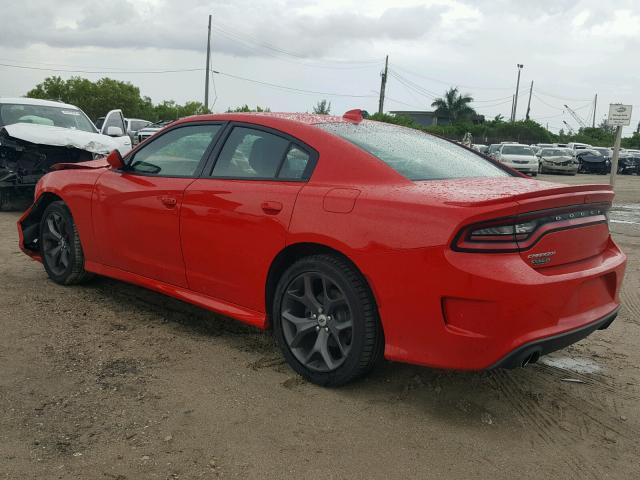 2C3CDXHGXJH236989 - 2018 DODGE CHARGER SX RED photo 3