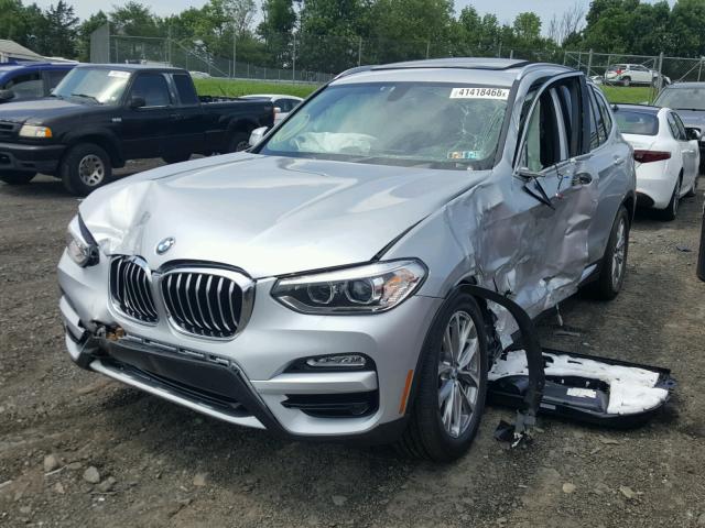 5UXTR9C54JLD67760 - 2018 BMW X3 XDRIVEM SILVER photo 2
