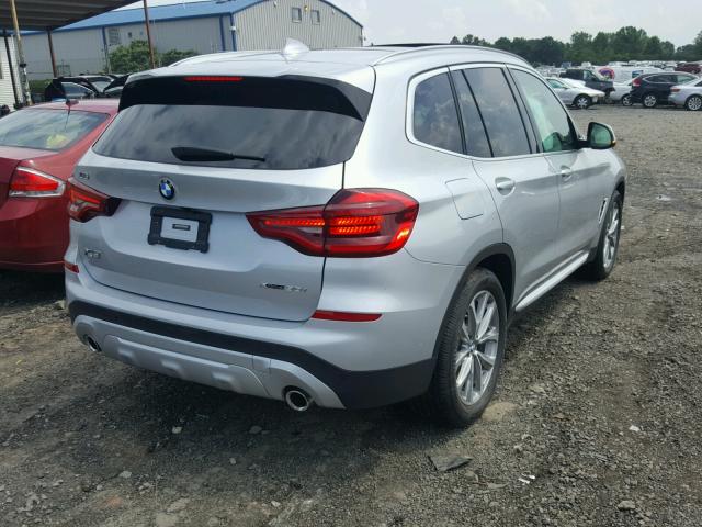 5UXTR9C54JLD67760 - 2018 BMW X3 XDRIVEM SILVER photo 4