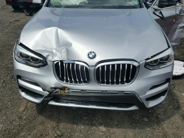 5UXTR9C54JLD67760 - 2018 BMW X3 XDRIVEM SILVER photo 7