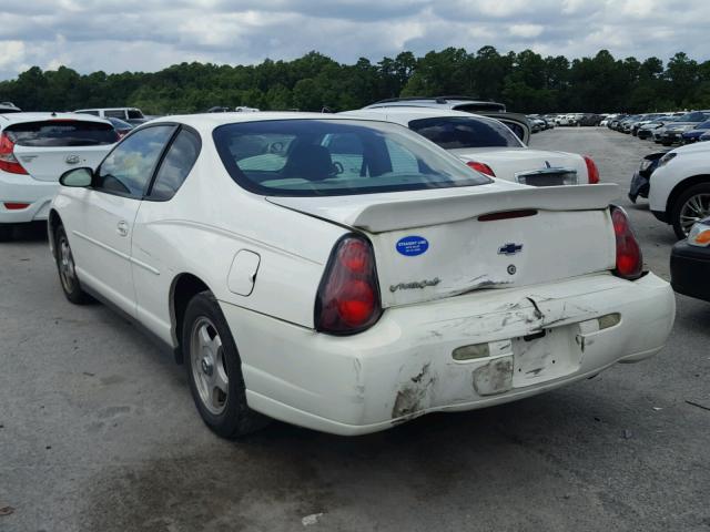 2G1WW12E749422911 - 2004 CHEVROLET MONTE CARL თეთრი ფოტო 3
