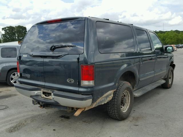 1FMNU41L1YED53934 - 2000 FORD EXCURSION GREEN photo 4