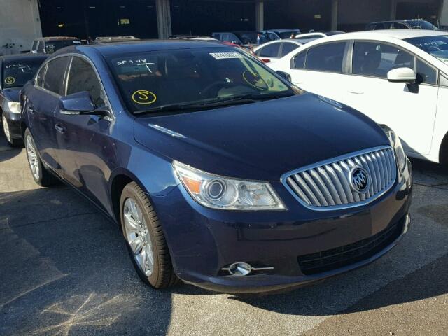 1G4GE5GDXBF345697 - 2011 BUICK LACROSSE BLUE photo 1