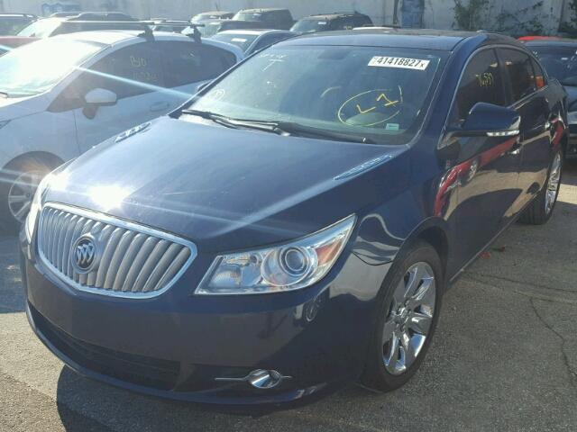 1G4GE5GDXBF345697 - 2011 BUICK LACROSSE BLUE photo 2