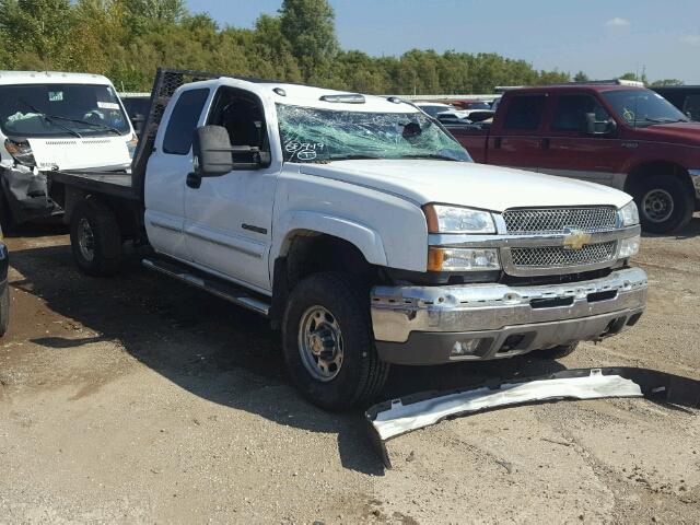 1GCHK29U54E379925 - 2004 CHEVROLET SILVERADO WHITE photo 1