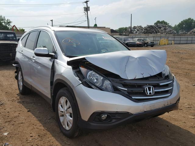 2HKRM4H71DH607408 - 2013 HONDA CR-V EXL SILVER photo 1