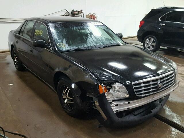 1G6KE57Y0YU166450 - 2000 CADILLAC DEVILLE DH BLACK photo 1