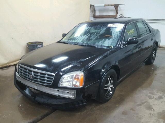 1G6KE57Y0YU166450 - 2000 CADILLAC DEVILLE DH BLACK photo 2