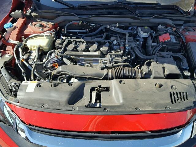 2HGFC3B31GH352876 - 2016 HONDA CIVIC EX წითელი ფოტო 7
