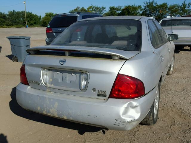 3N1CB51D35L525461 - 2005 NISSAN SENTRA 1.8 SILVER photo 4