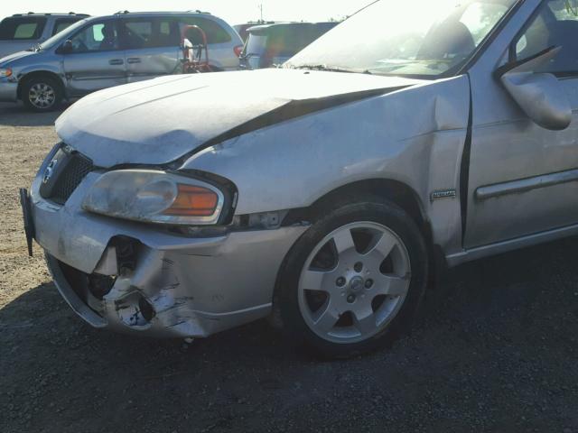 3N1CB51D35L525461 - 2005 NISSAN SENTRA 1.8 SILVER photo 9