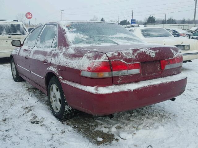 1HGCG16501A010204 - 2001 HONDA ACCORD EX RED photo 3