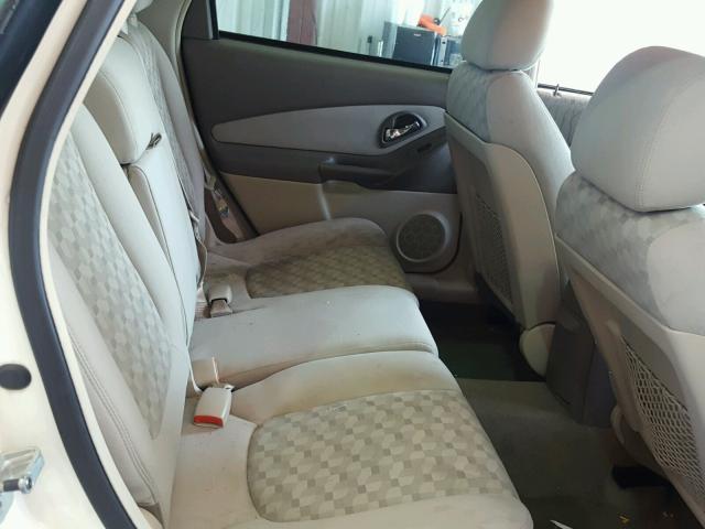 1G1ZT62835F126788 - 2005 CHEVROLET MALIBU MAX WHITE photo 6