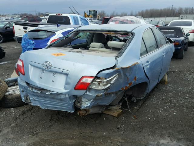 4T1BE46K37U656055 - 2007 TOYOTA CAMRY NEW BLUE photo 4