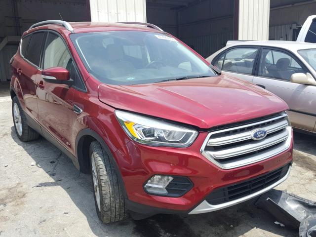 1FMCU0JD6HUD04081 - 2017 FORD ESCAPE TIT RED photo 1