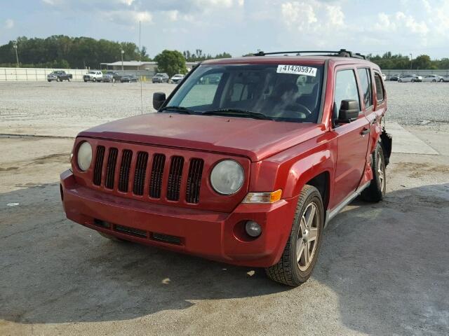 1J8FT28W67D378163 - 2007 JEEP PATRIOT SP BURGUNDY photo 2