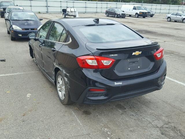 1G1BE5SM9G7248846 - 2016 CHEVROLET CRUZE LT BLACK photo 3