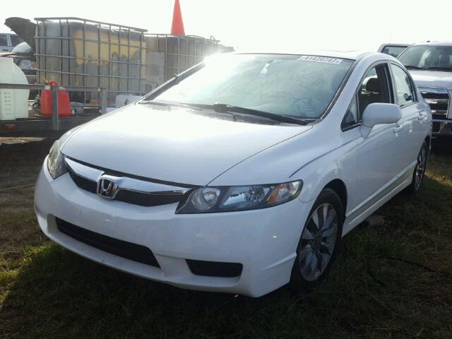 2HGFA1F93AH564629 - 2010 HONDA CIVIC WHITE photo 2