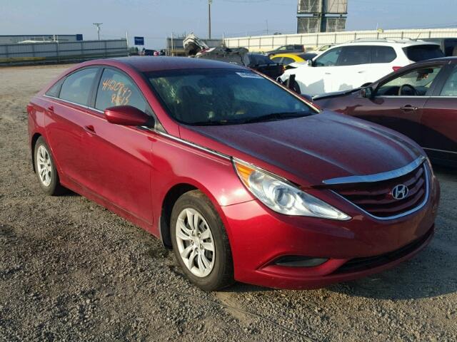 5NPEB4AC1DH538974 - 2013 HYUNDAI SONATA GLS RED photo 1