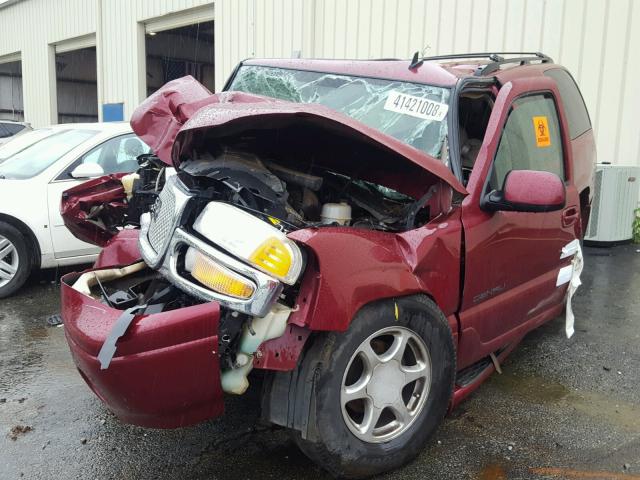 1GKEK63U46J135555 - 2006 GMC YUKON DENA BURGUNDY photo 2