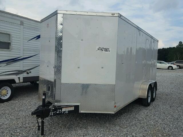 53FBE1628HF027609 - 2017 UTILITY TRAILER WHITE photo 2