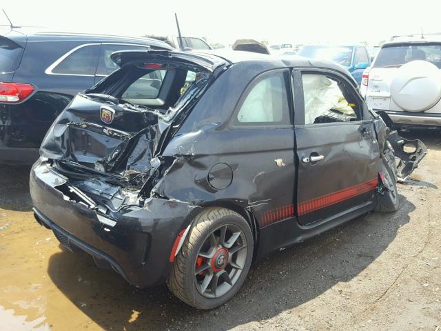 3C3CFFFH7DT552541 - 2013 FIAT 500 ABARTH BLACK photo 4