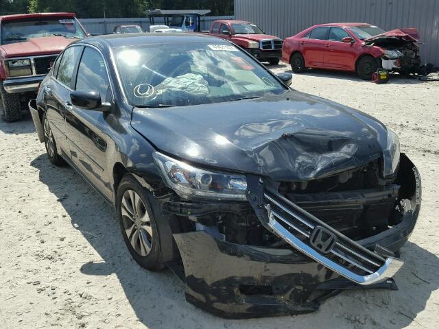 1HGCR2F36EA200089 - 2014 HONDA ACCORD LX BLACK photo 1