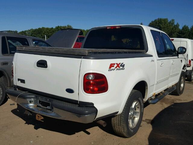 1FTRW08L33KC20522 - 2003 FORD F150 WHITE photo 4