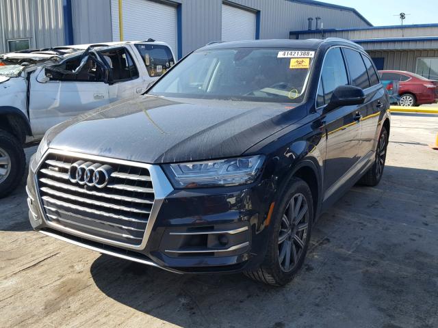 WA1VABF78HD036911 - 2017 AUDI Q7 PRESTIG BLUE photo 2