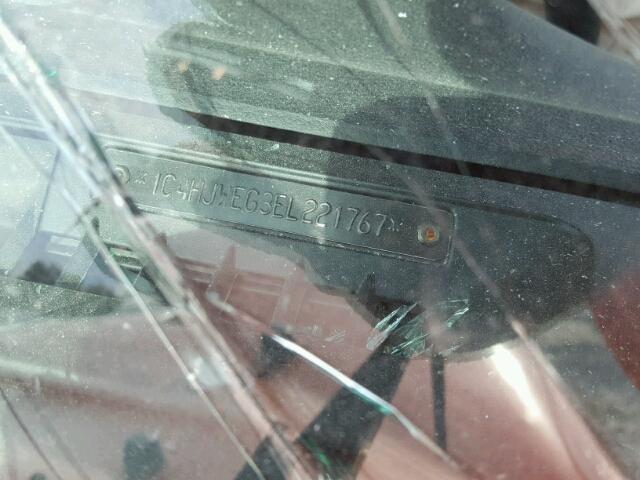 1C4HJWEG3EL221767 - 2014 JEEP WRANGLER U ORANGE photo 10