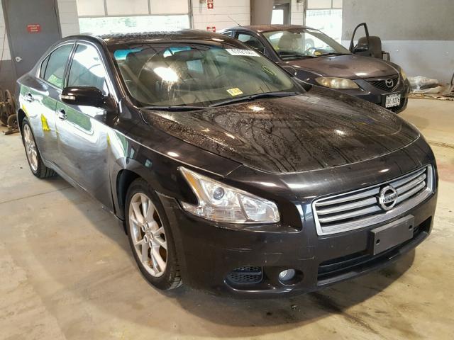 1N4AA5AP4DC818786 - 2013 NISSAN MAXIMA S BLACK photo 1