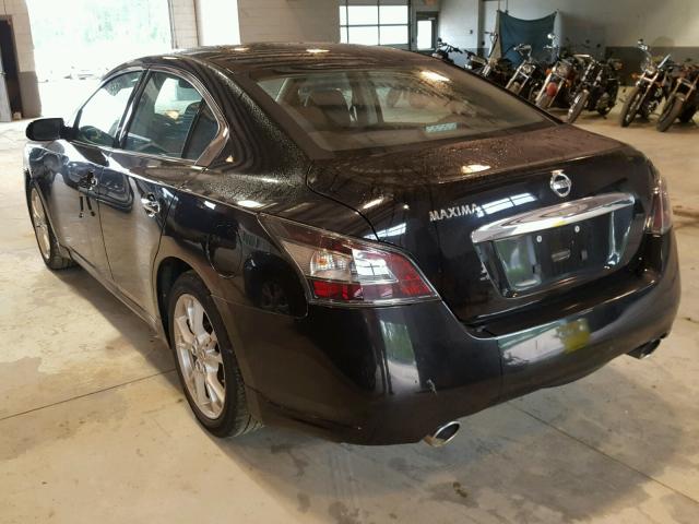 1N4AA5AP4DC818786 - 2013 NISSAN MAXIMA S BLACK photo 3