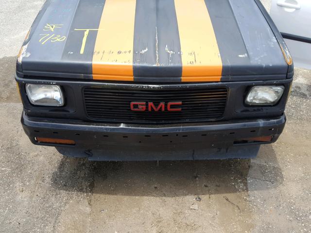 1GTCS14R7N8523109 - 1992 GMC SONOMA BLACK photo 7