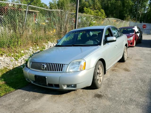 1MEHM40127G600526 - 2007 MERCURY MONTEGO LU SILVER photo 2