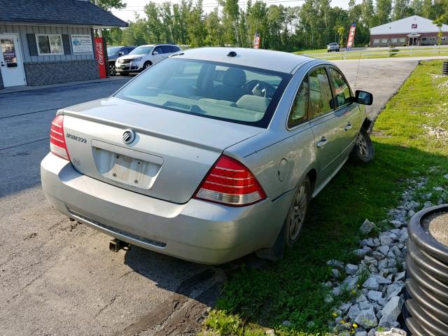 1MEHM40127G600526 - 2007 MERCURY MONTEGO LU SILVER photo 4