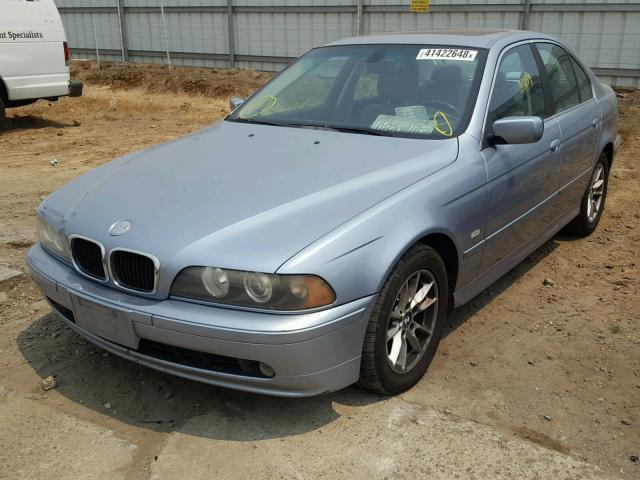 WBADT434X3G034258 - 2003 BMW 525 I AUTO BLUE photo 2