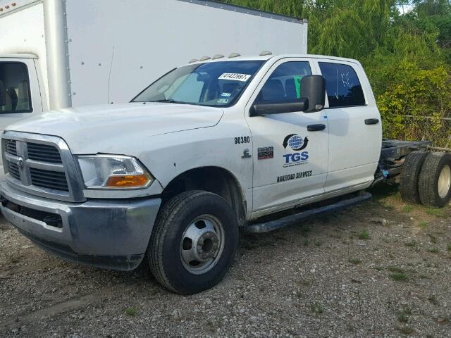 3D6WZ4CL8BG628216 - 2011 DODGE RAM 3500 S WHITE photo 2