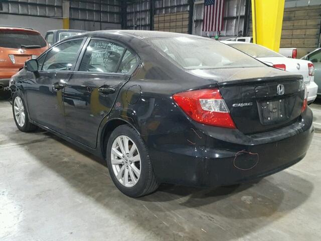 19XFB2F95CE381698 - 2012 HONDA CIVIC EXL 黑色 照片 3