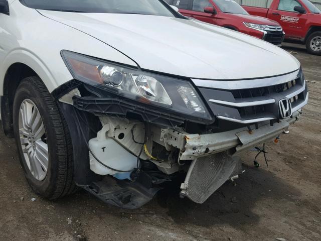 5J6TF3H55CL002904 - 2012 HONDA CROSSTOUR WHITE photo 9