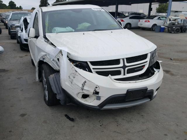 3C4PDCEG1JT352518 - 2018 DODGE JOURNEY GT WHITE photo 1