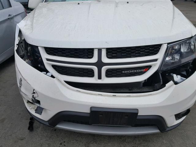 3C4PDCEG1JT352518 - 2018 DODGE JOURNEY GT WHITE photo 10