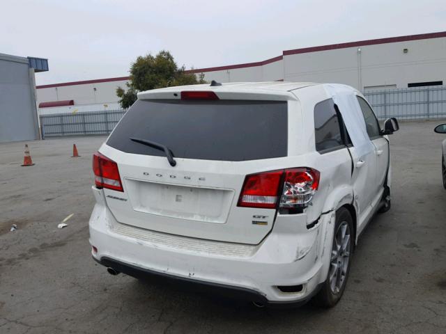 3C4PDCEG1JT352518 - 2018 DODGE JOURNEY GT WHITE photo 4