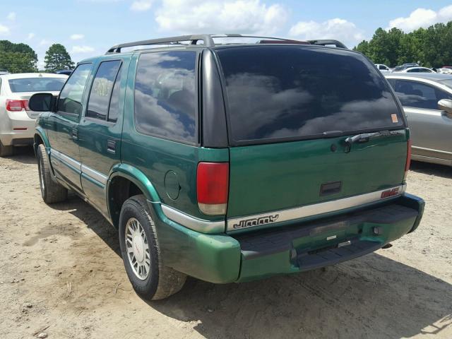 1GKDT13W8Y2228802 - 2000 GMC JIMMY / EN GREEN photo 3